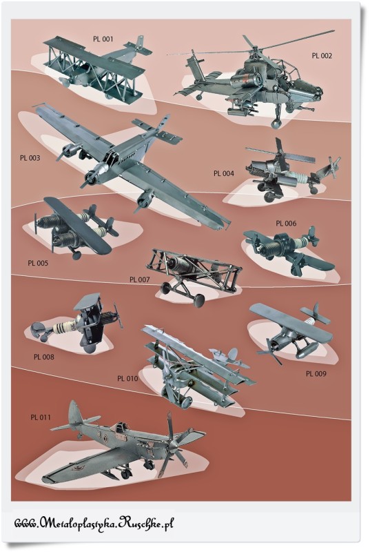 Metalowe modele samolotów