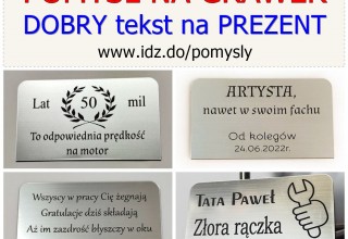 Pomysł na grawer dla kolegi