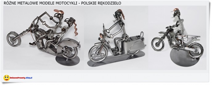 Metalowe modele motocykli dla motomaniaków