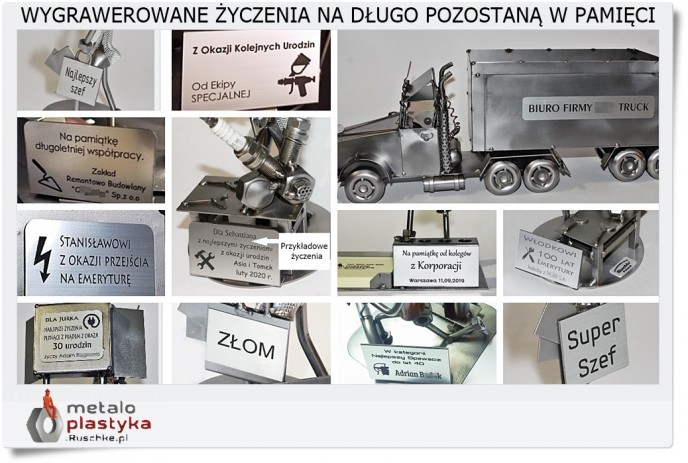 STRAŁ w 10 Figurka z grawerem