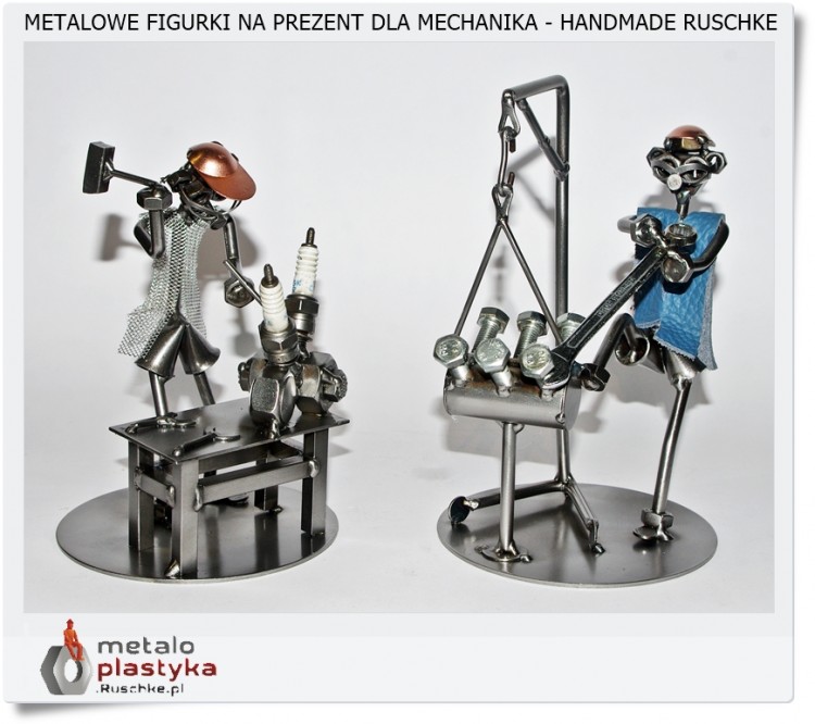 Dla mechanika metalowa figurka to udany prezent