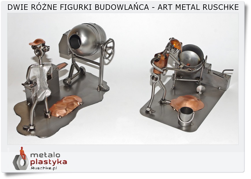 Metal Art Metalowa figurka ze śrubek